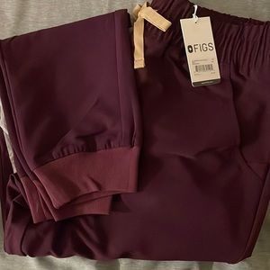Deep purple Zamora high waisted Figs
